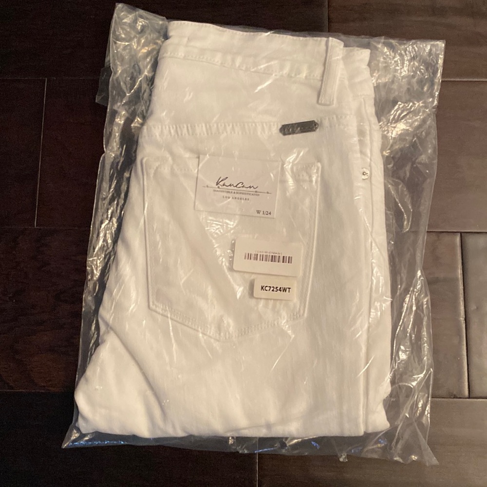 White KanCan jeans